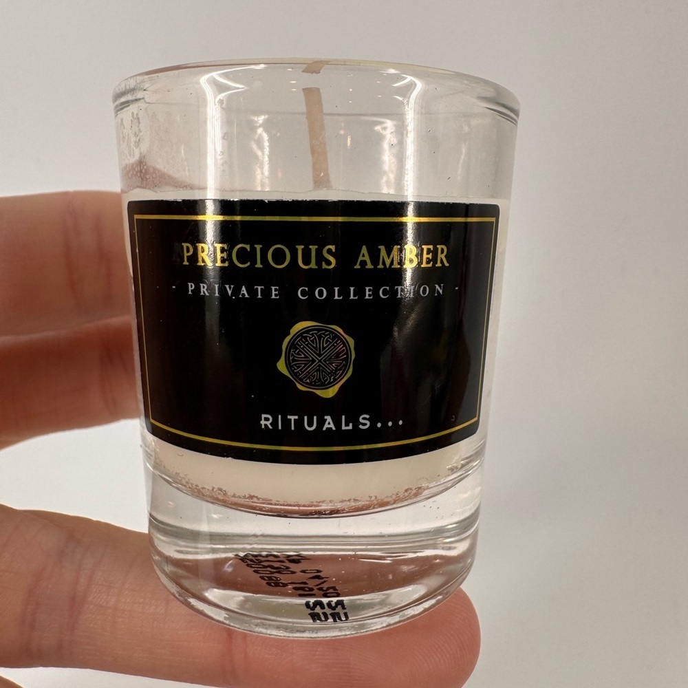 Rituals Mini Candle Precious Amber Glass Holder Scented Private Collection